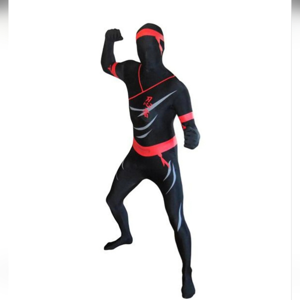 NWT Ninja Morphsuit Unisex Size Large Halloween Cosplay Themed